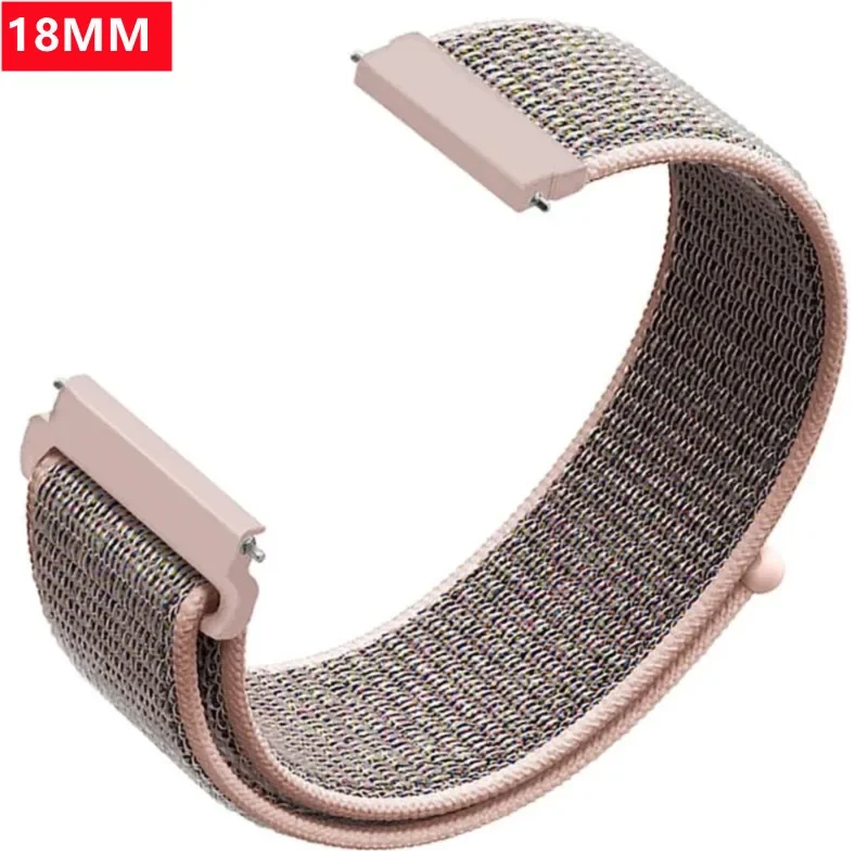 Smartwatch Samsung Watches For Women - 18 มม.ห่วงไนลอนสําหรับ Xiao mi mi สมาร์ทสายนาฬิกาผู้หญิงสายรัดข้อมือสร้อยข้อมือกีฬาสําหรับ