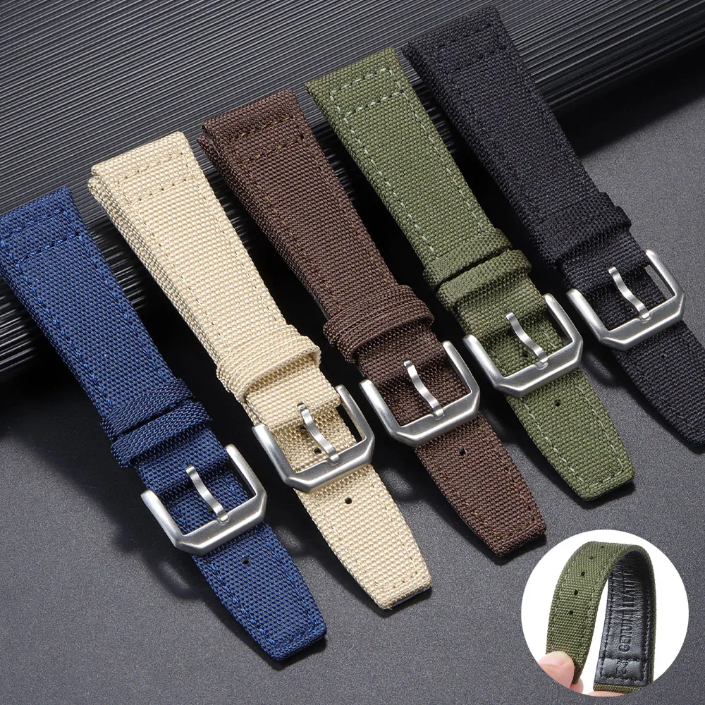 Nato Strap Nylon - ผ้าใบไนลอนสําหรับนาฬิกา IWC PILOT Watchband 20 มม.21