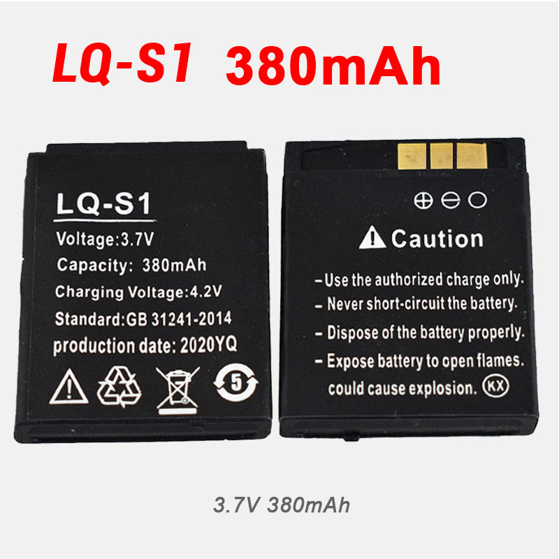 Watch V8 - 380mAh LQ S1 LQS1 แบตเตอรี่ 3.7V