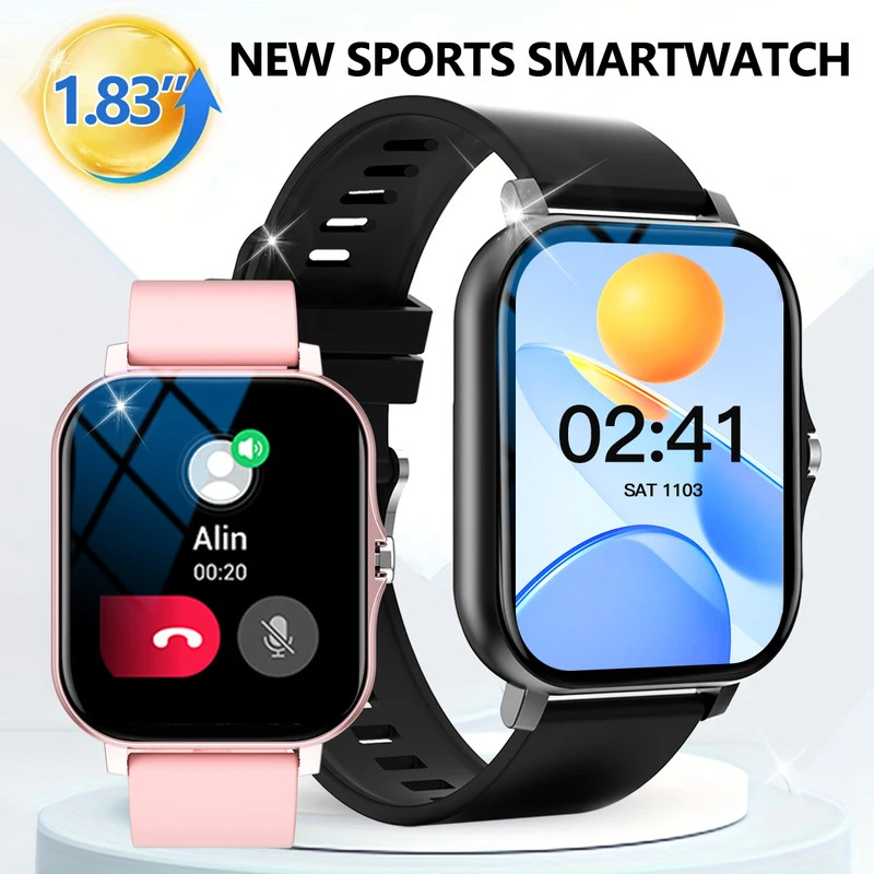 Smartwatch Watches Wallpaper - กีฬากลางแจ้งสมาร์ทวอทช์ไร้สายโทรออกวอลล์เปเปอร์แบบกำหนดเองเล่นเพลงหน้าจอสัมผัสเต็มรูปแบบบลูทูธสมาร์ทวอทช์ผู้ชายเลดี้ 2026