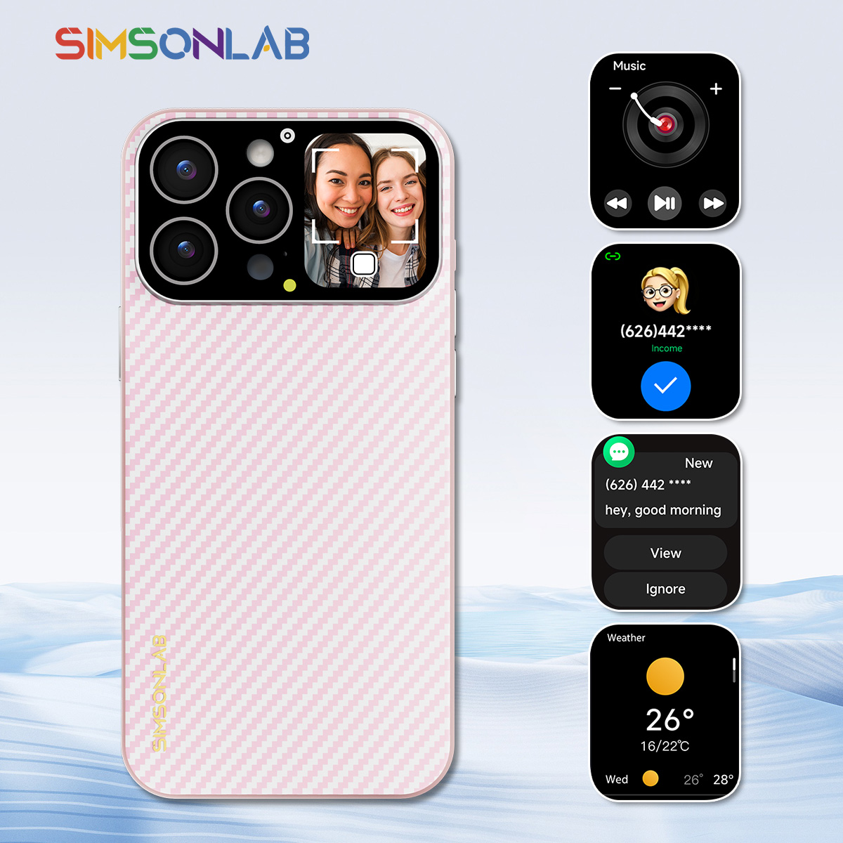 Smartwatch Watches That Connect To Iphone - เคสโทรศัพท์มือถืออัจฉริยะรุ่นใหม่สำหรับ iPhone เชื่อมต่อบลูทูธ ควบคุมกล้องถ่ายรูป ถ่ายวิดีโอ ควบคุมเพลง