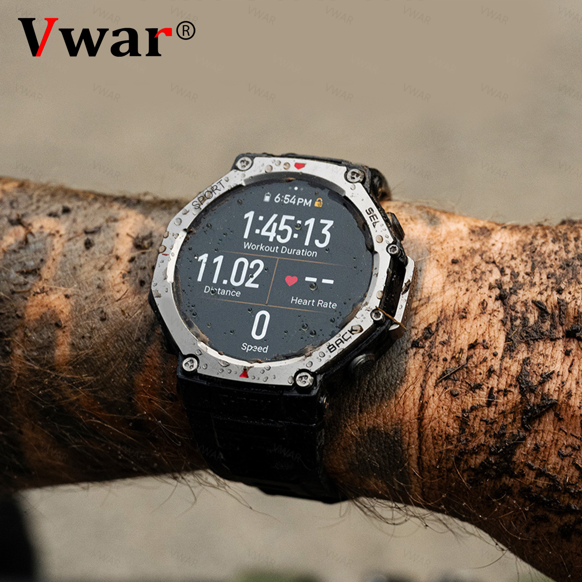 Watch Vs Smartwatch - 2025 ใหม่ทหารนาฬิกาสมาร์ทในตัว GPS เข็มทิศเครื่องวัดระยะสูงบรรยากาศ 5ATM กันน้ํากีฬาผู้ชาย