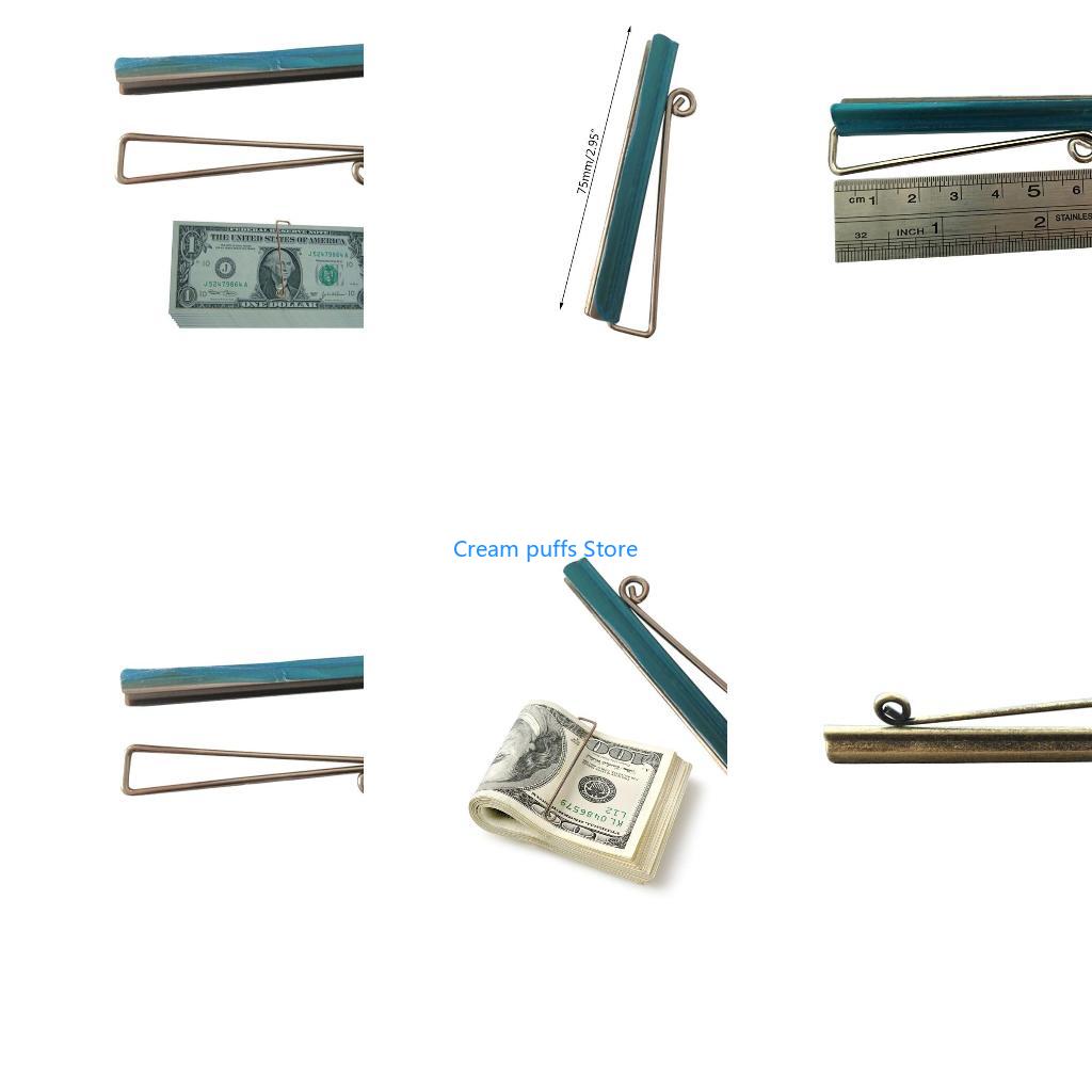 Spring Bar Tool - 50LE ทนทานคลิปเงินฤดูใบไม้ผลิบาร์โลหะสำหรับกระเป๋าสตางค์ Bifold กระเป๋าหนังหัตถกรรมเครื่องมือ