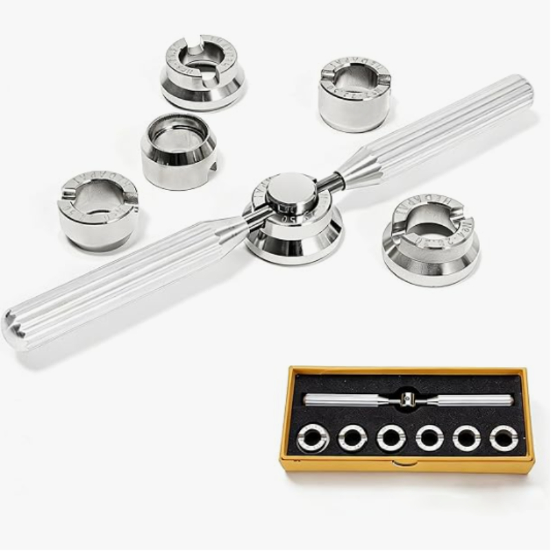 Case Back Opener - เครื่องมือซ่อมนาฬิกาสำหรับเปิดฝาหลังนาฬิกา Rolex SEIKO แบบง่าย ใช้กับฝาหลังแบบมีร่องและเกลียว