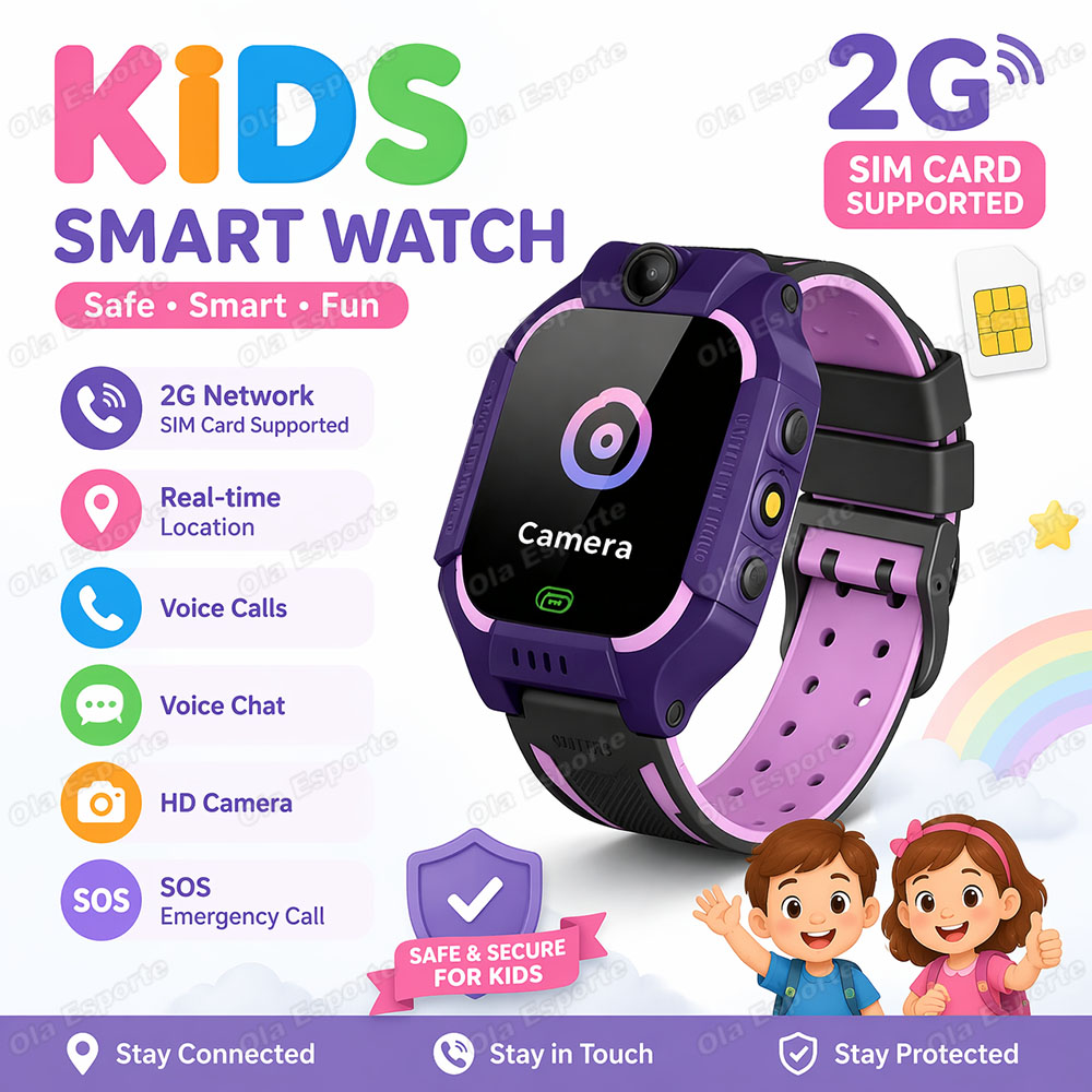 Smartwatch Watches Gift For Boys With Gps - นาฬิกาอัจฉริยะสำหรับเด็ก รองรับซิมการ์ด GPS กล้องถ่ายวิดีโอ โทรฉุกเฉิน SOS