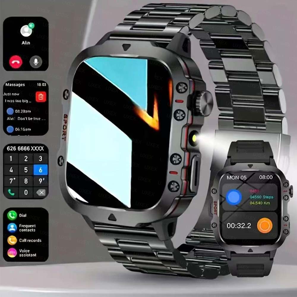 Smartwatch Watches Wallpaper - 2026 นาฬิกาอัจฉริยะรุ่นใหม่ ไฟ LED โทรแบบไร้สาย โหมดกีฬาหลากหลาย