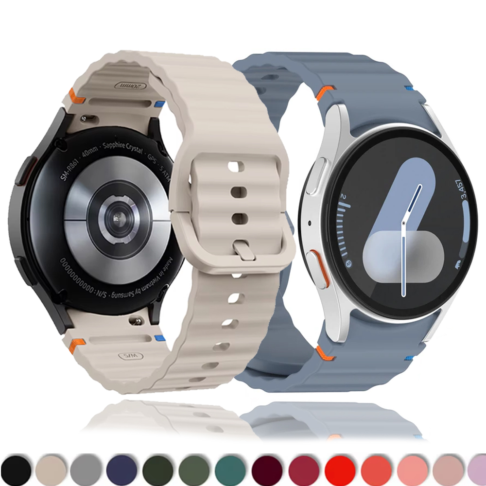 Smartwatch Samsung Watches For Women - ซิลิโคนเดิมสําหรับ Samsung Galaxy นาฬิกา 7 6