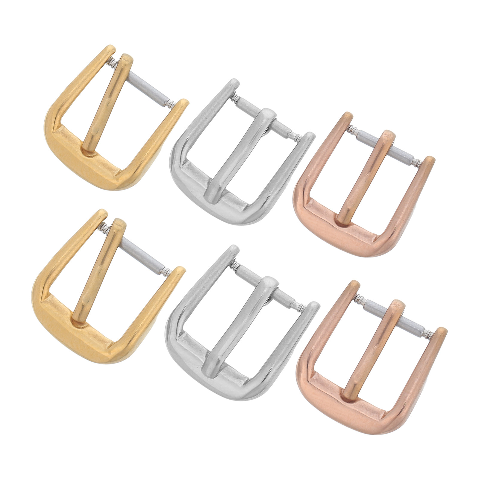 Mesh Stainless Strap - ชุดหัวเข็มขัดสายนาฬิกาสแตนเลส 6 ชิ้น ความกว้าง 10 มม.