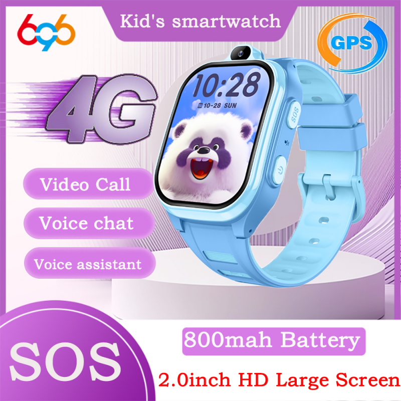 Smartwatch Watches For Kid Boy With Gps - นาฬิกาสมาร์ทวอทช์เด็ก 4G ปี 2025 สำหรับเด็กชายและเด็กหญิง พร้อม