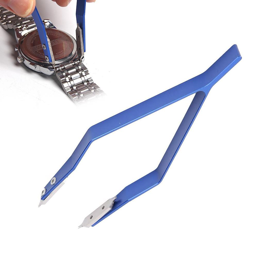 Spring Bar Tool - ที่ถอดสปริงบาร์รูปตัววีแบบมืออาชีพ คีมซ่อมนาฬิกาโลหะ คีมถอดสายแบบกันลื่น ทนทาน