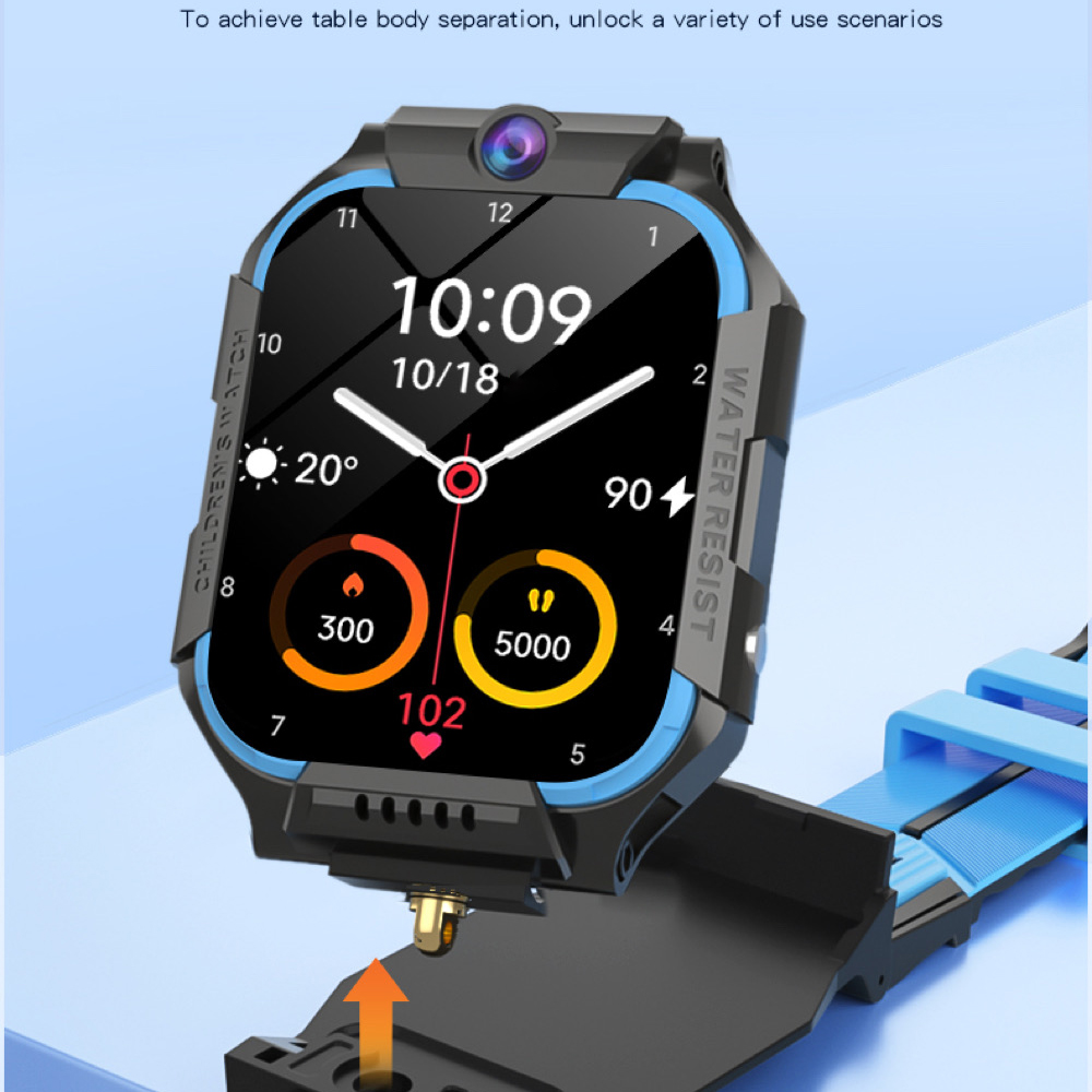Smartwatch Watches For Kid Boy With Gps - ซิมการ์ด 4G นาฬิกาอัจฉริยะสำหรับเด็ก กล้องวิดีโอคอล GPS นาฬิกาอัจฉริยะสำหรับเด็ก
