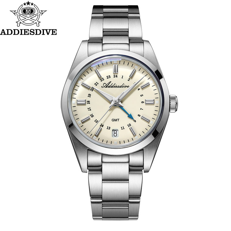 Smartwatch Watches For Men Brands - ADDIESDIVE ร้อนยี่ห้อ 36 มม.GMT นาฬิกาสําหรับชาย 10Bar