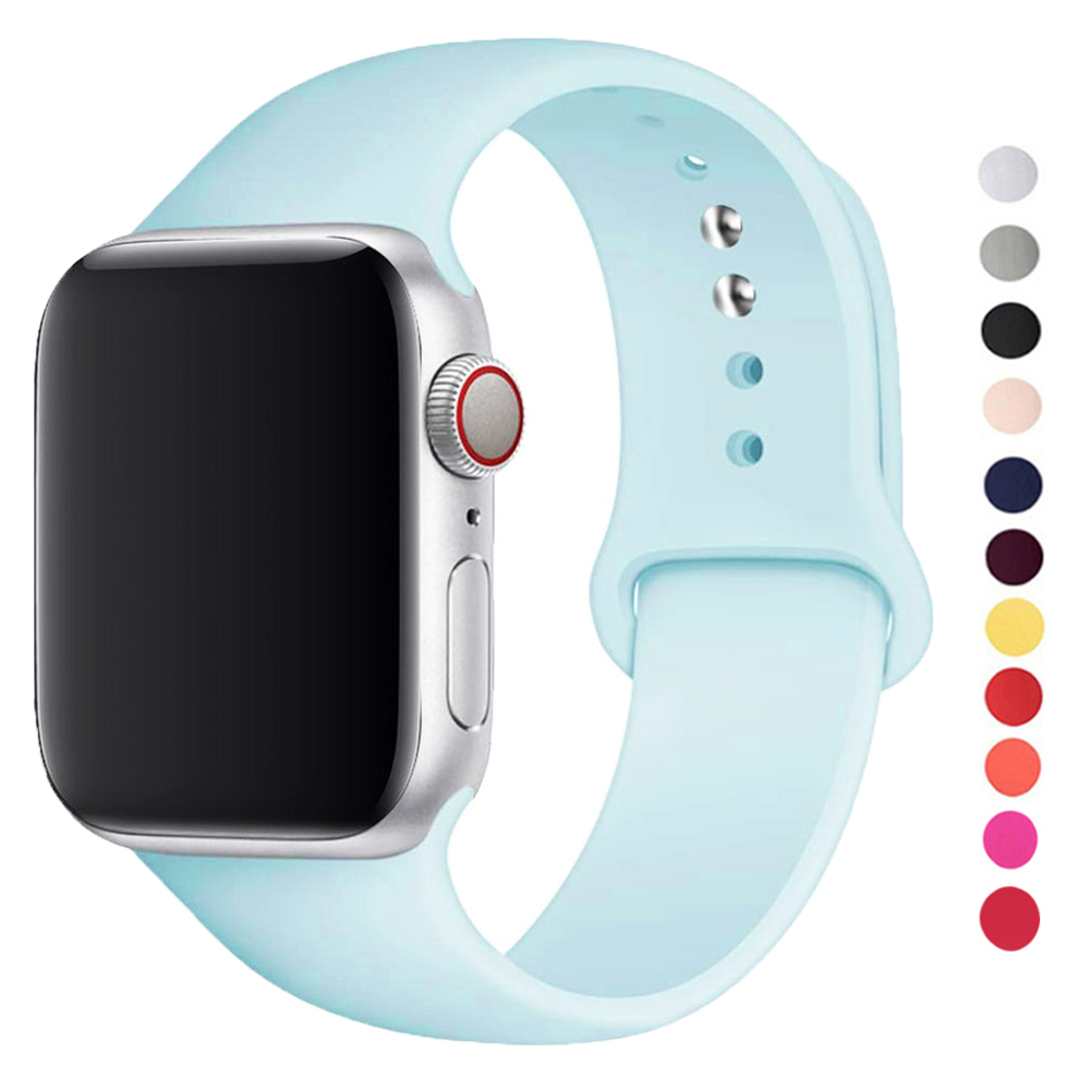 Smartwatch Apple Watches For Men - สายซิลิโคนสําหรับ Apple Watch Band 45 มม.
