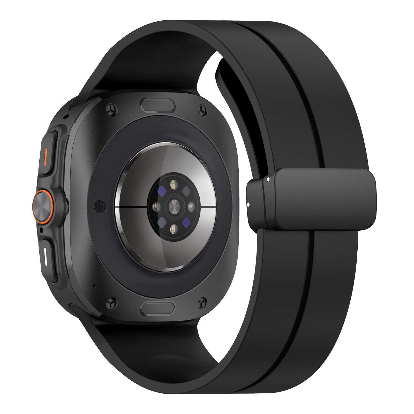 Smartwatch Samsung Watches For Women - แม่เหล็กสำหรับ Samsung Galaxy Watch 7สายรัดพิเศษ47มม. อุปกรณ์เสริมแบบไม่มีช่องว่างสร้อยข้อมือซิลิโคน