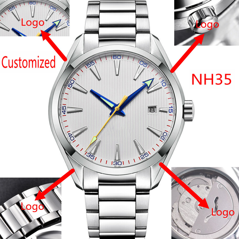 Smartwatch Watches For Men Brands - โลโก้แบบกำหนดเอง 41 มม. นาฬิกาข้อมือผู้ชาย Miyota/NH35 ระบบออโตเมติก
