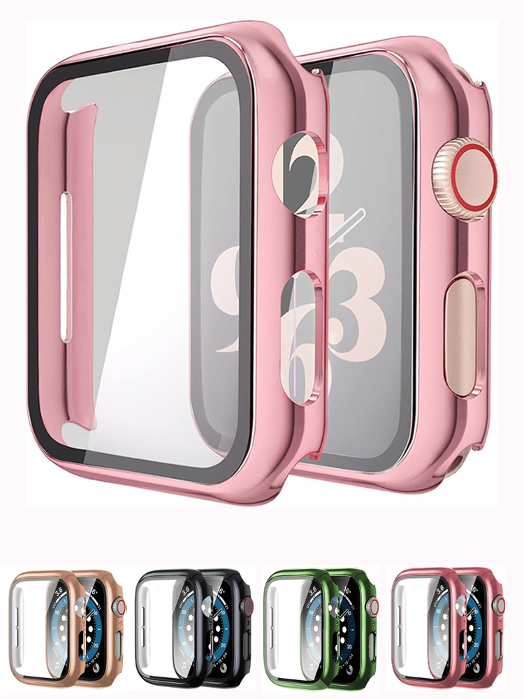 Smartwatch Watches Price - อุปกรณ์เสริมกระจก + เคสสำหรับ Apple Watch 44มม.