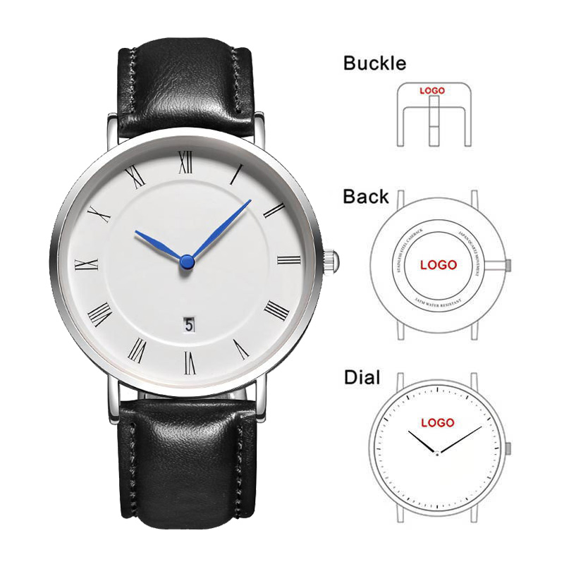 Ladies Fashion Watch - B-8210A ชายนาฬิกาวันที่การสร้างตราสินค้าที่กำหนดเองนาฬิกาสุภาพสตรีออกแบบนาฬิกาโรมันตัวเลข
