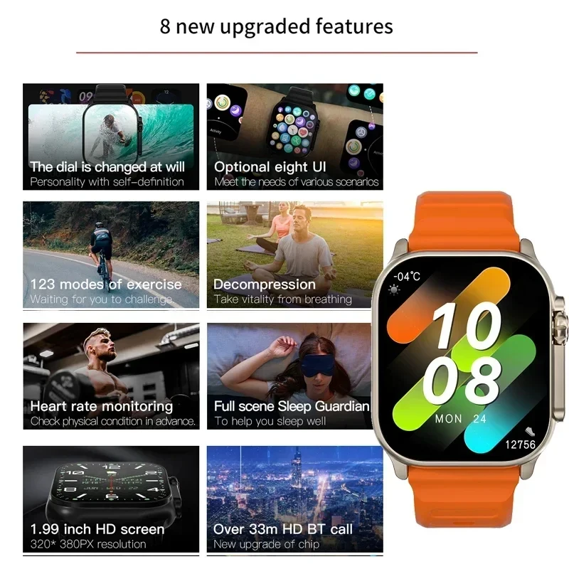 นาฬิกาอัจฉริยะรุ่นใหม่ T10 Ult - Smartwatch Watches Price บทวิจารณ์และราคา