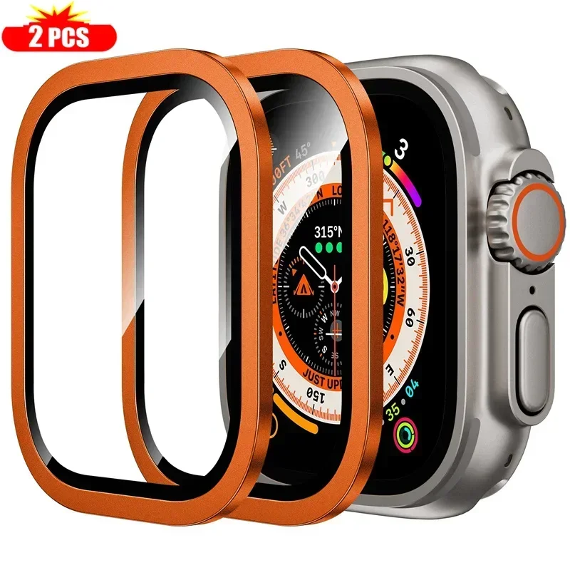 กรอบโลหะไทเทเนียม 2 ชิ้นสําหรั - Smartwatch Apple Watches For Men บทวิจารณ์และราคา