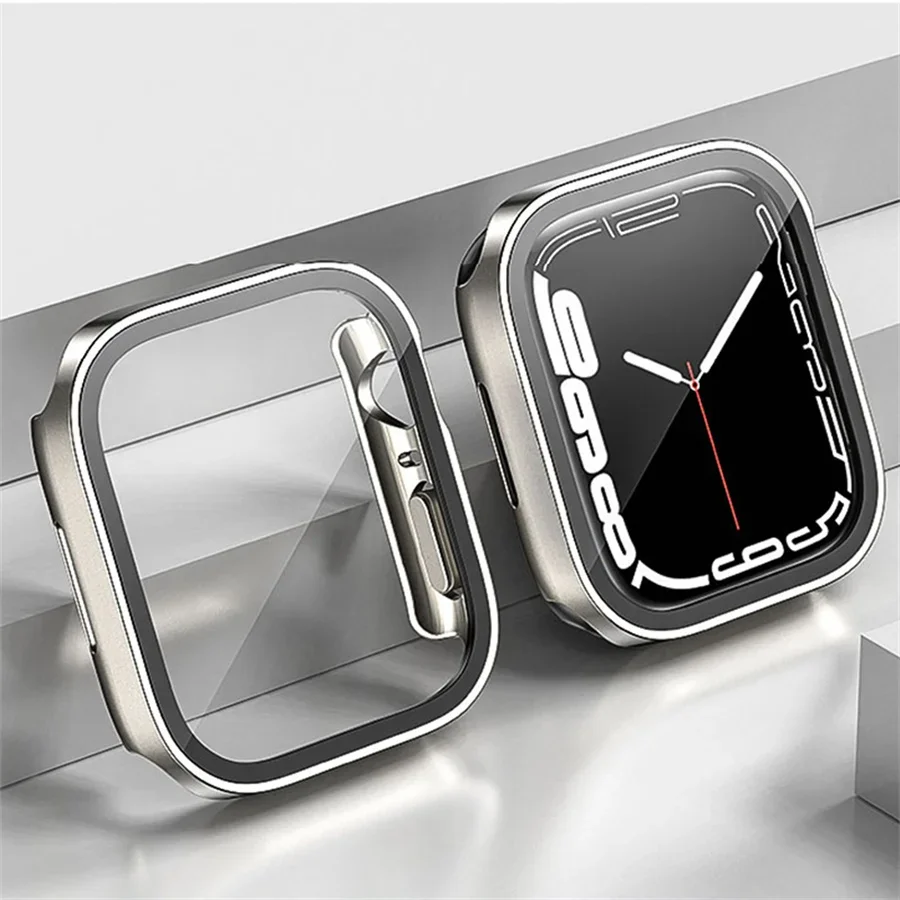 แก้ว + ฝาครอบสําหรับ Apple Wat - Smartwatch Watches Price บทวิจารณ์และราคา