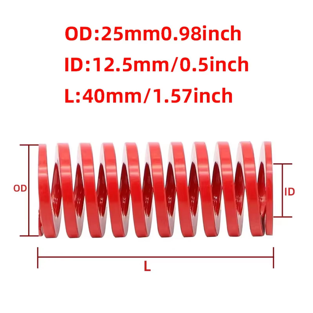 สปริงดันแบบเกลียวสีแดงขนาด 25  - Spring Bar Tool บทวิจารณ์และราคา
