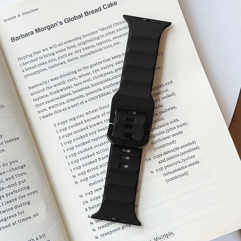 สายนาฬิกาซิลิโคนแบบหยัก ทนทาน  - Smartwatch Apple Watches For Men บทวิจารณ์และราคา
