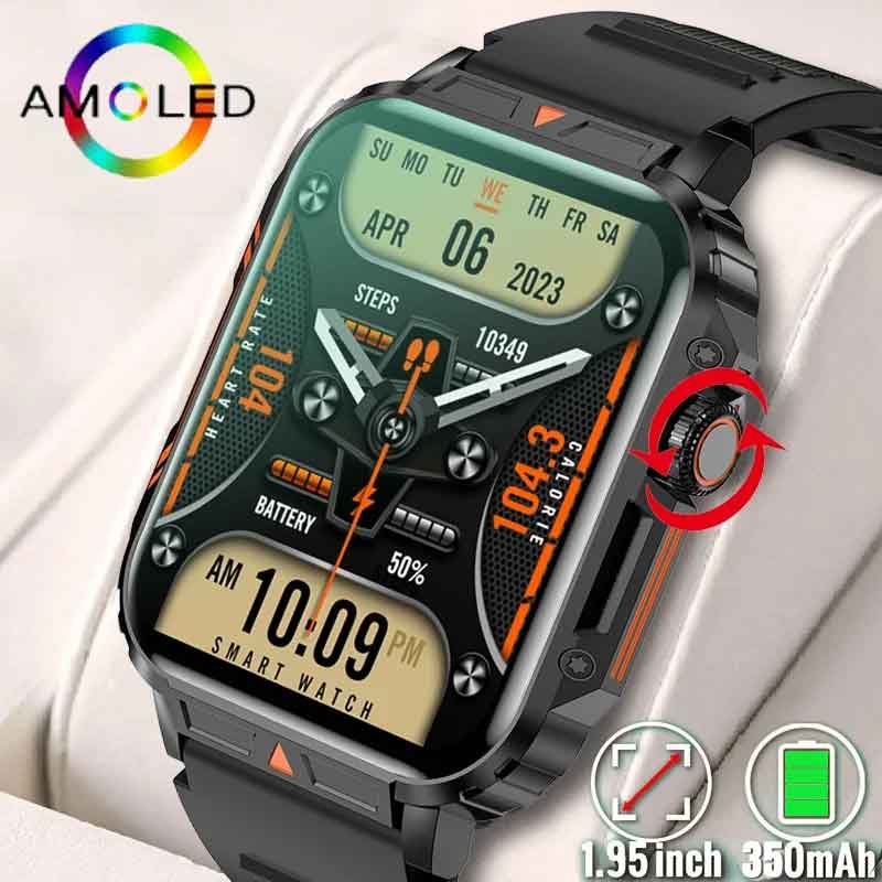 1.91สมาร์ทวอทช์สำหรับผู้ชาย, ส - Smartwatch Square Watches For Men บทวิจารณ์และราคา