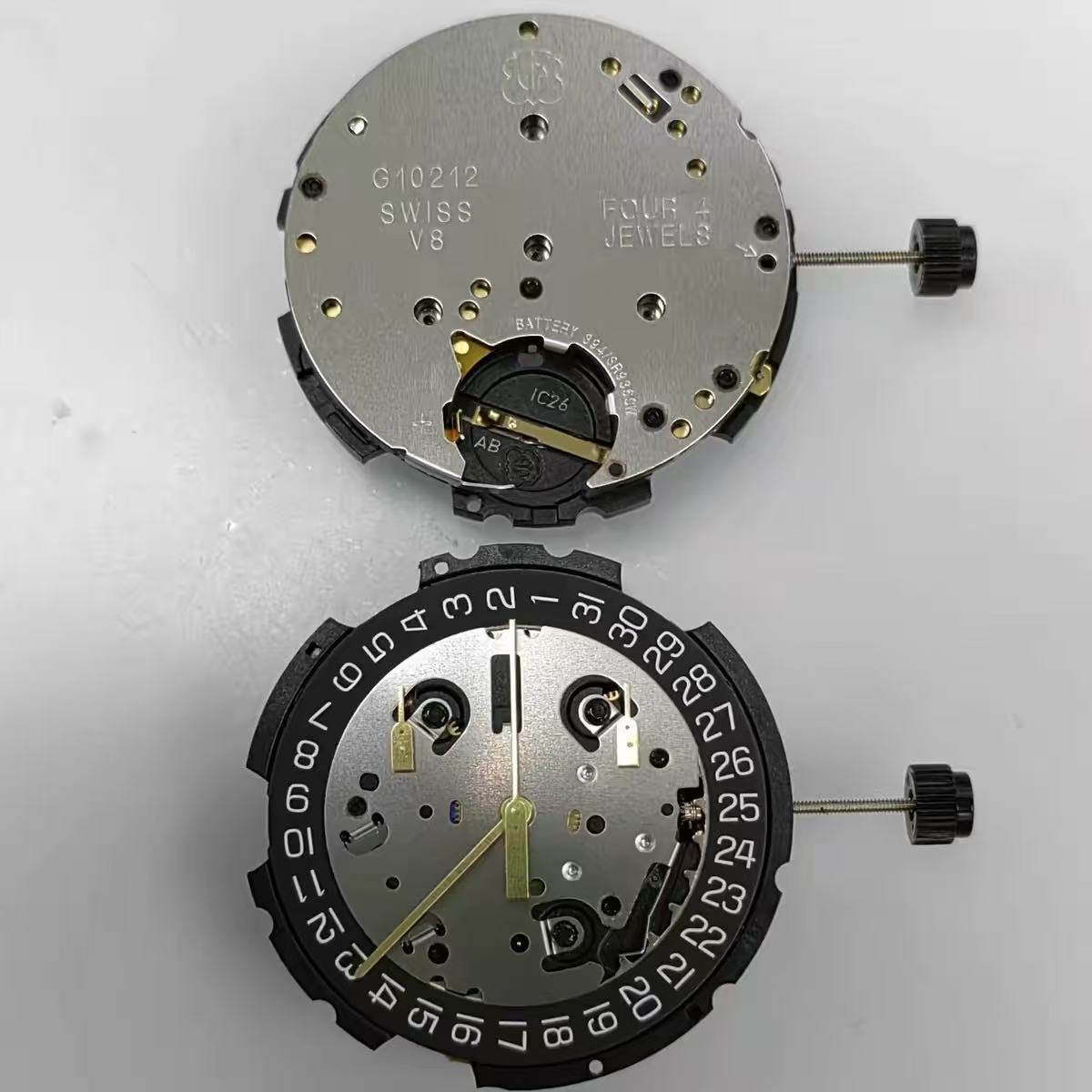 กลไกควอตซ์ Swiss ETA G10.212 V - Watch V8 บทวิจารณ์และราคา