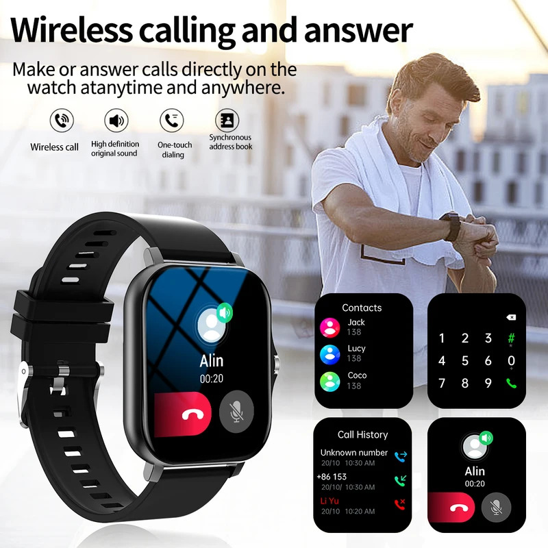 กีฬากลางแจ้งสมาร์ทวอทช์ไร้สายโ - Smartwatch Watches Wallpaper บทวิจารณ์และราคา