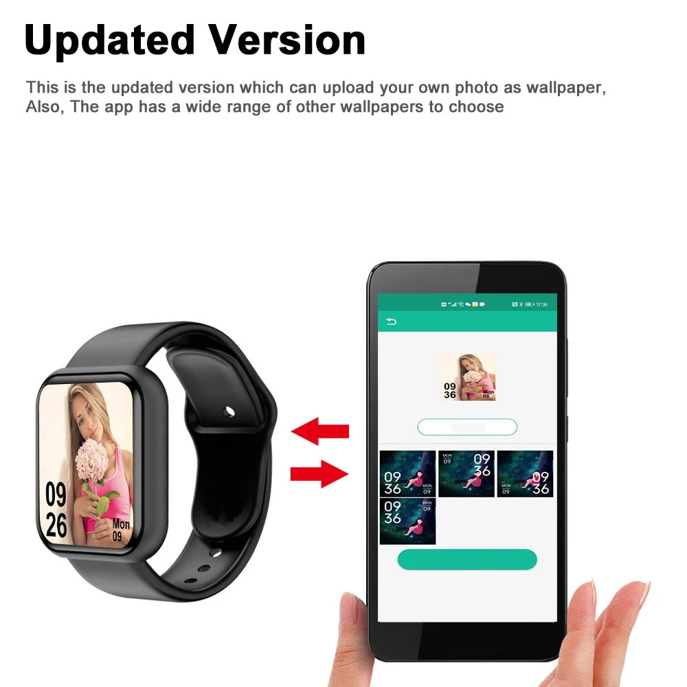 สมาร์ทวอท์ชสําหรับผู้ชายผู้หญิ - Smartwatch Watches Price บทวิจารณ์และราคา