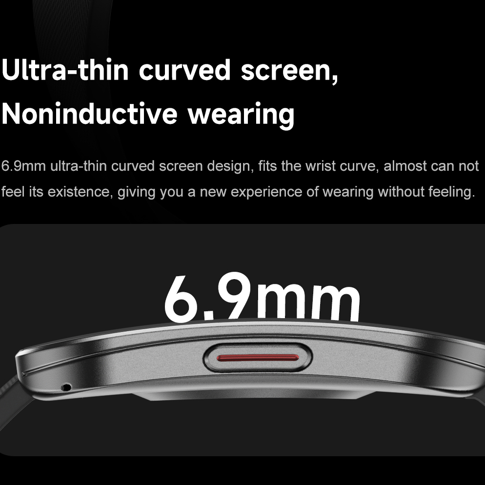 AMOLED Ultra-บางโค้งกันน้ําSma - Smartwatch Sports Watches For Women บทวิจารณ์และราคา