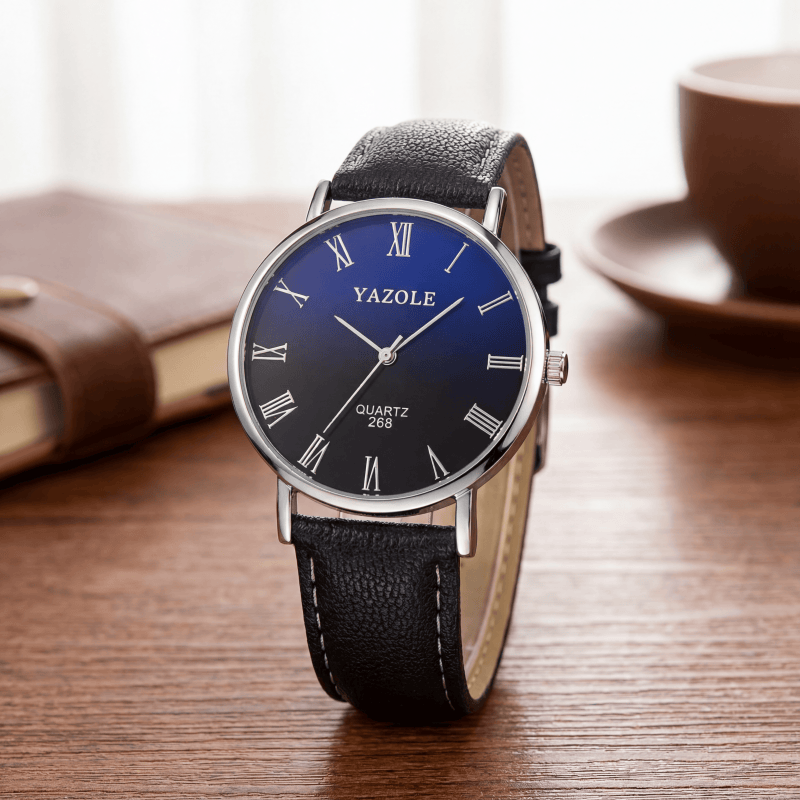 YAZOLE นาฬิกาควอทซ์สไตล์มินิมอ - Smartwatch Watches For Men Brands บทวิจารณ์และราคา