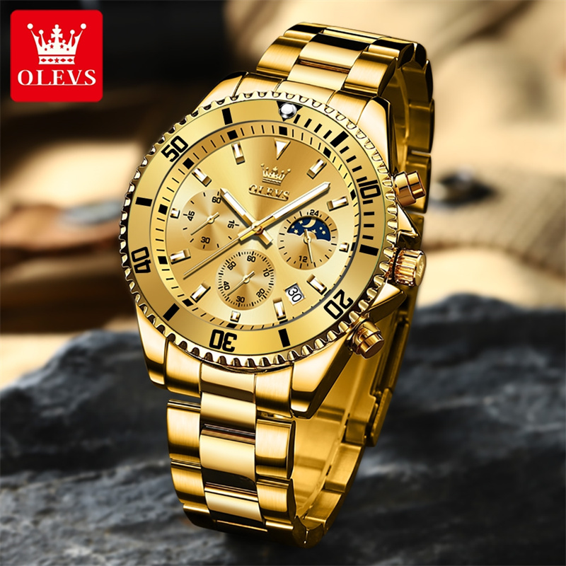 OLEVS นาฬิกาผู้ชายแบรนด์ชั้นนำ - Smartwatch Watches For Men Brands บทวิจารณ์และราคา