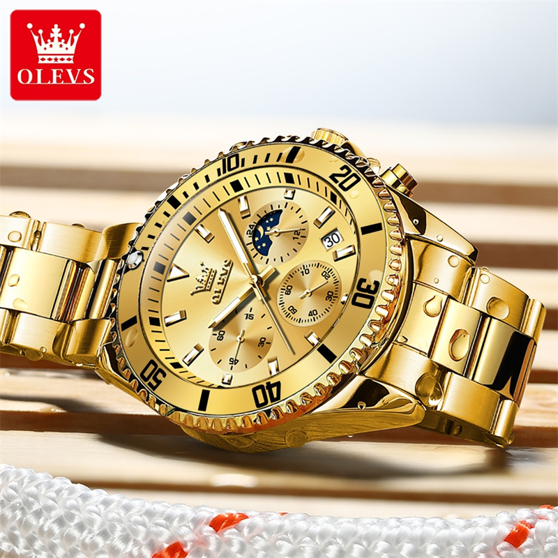 OLEVS นาฬิกาผู้ชายแบรนด์ชั้นนำ - Smartwatch Watches For Men Brands บทวิจารณ์และราคา