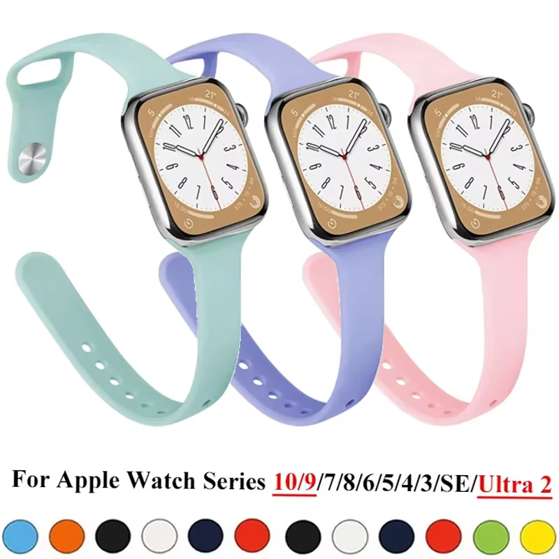 สายซิลิโคนระบายอากาศสำหรับ App - Smartwatch Apple Watches For Men บทวิจารณ์และราคา