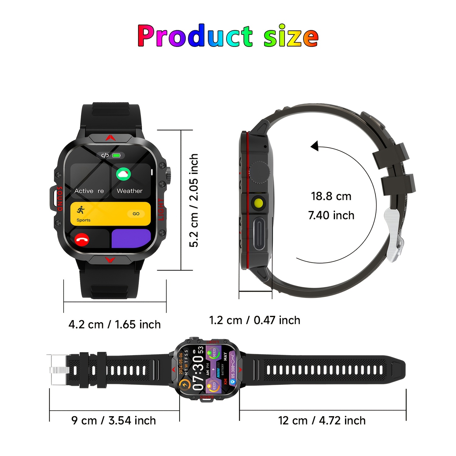 สมาร์ทวอทช์รุ่นใหม่ พร้อมไฟฉาย - Smartwatch Watches Wallpaper บทวิจารณ์และราคา