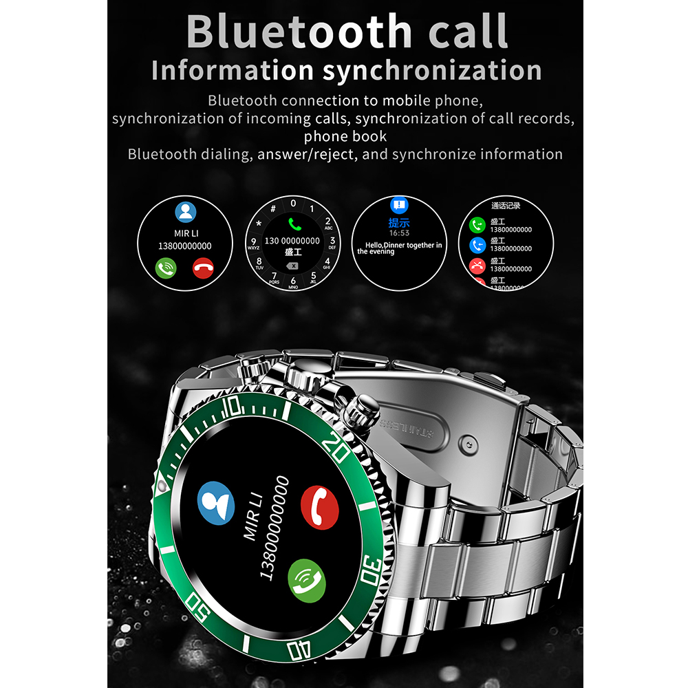 กันน้ําสมาร์ทวอท์ชฟันสีฟ้า Cal - Smartwatch Watches Wallpaper บทวิจารณ์และราคา