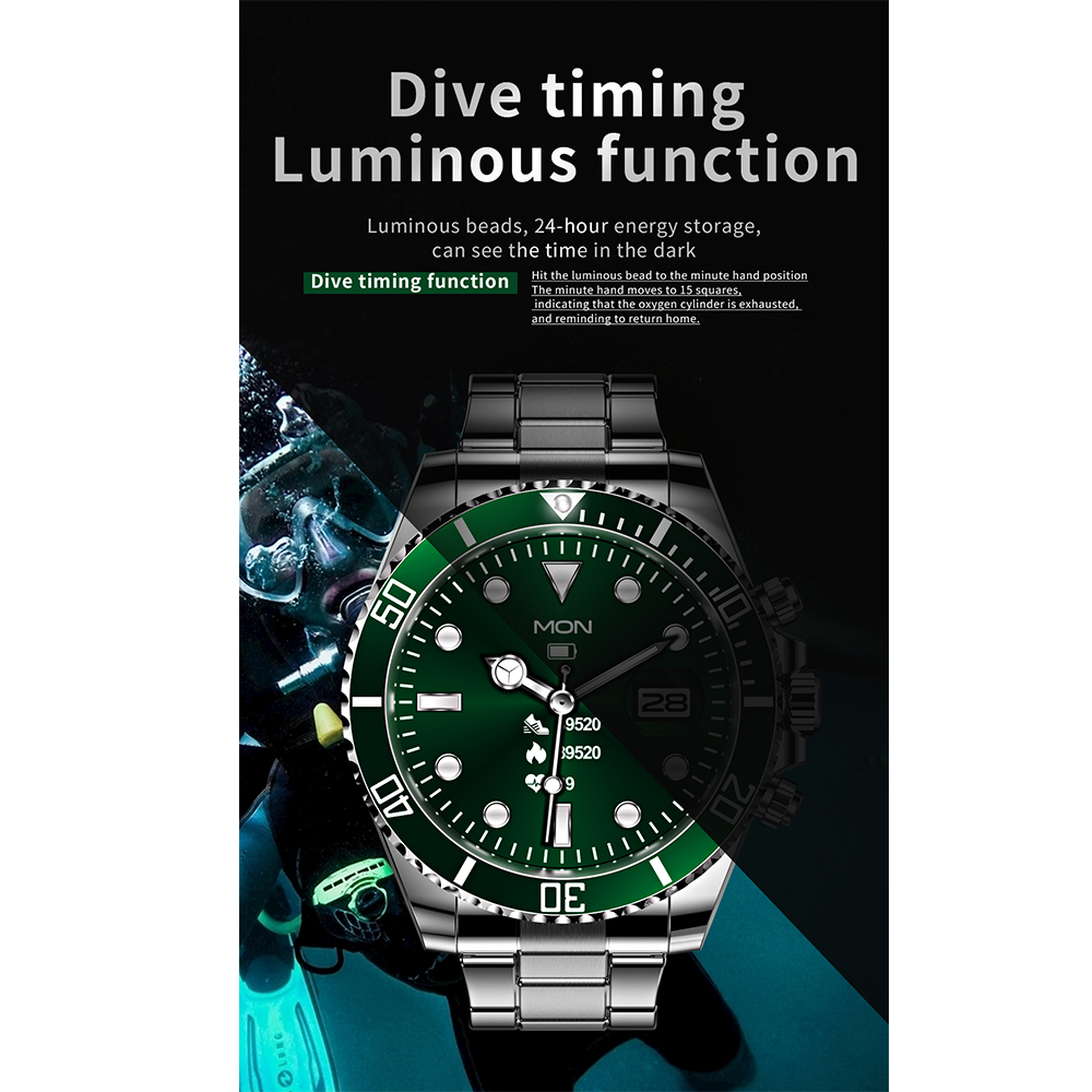 กันน้ําสมาร์ทวอท์ชฟันสีฟ้า Cal - Smartwatch Watches Wallpaper บทวิจารณ์และราคา