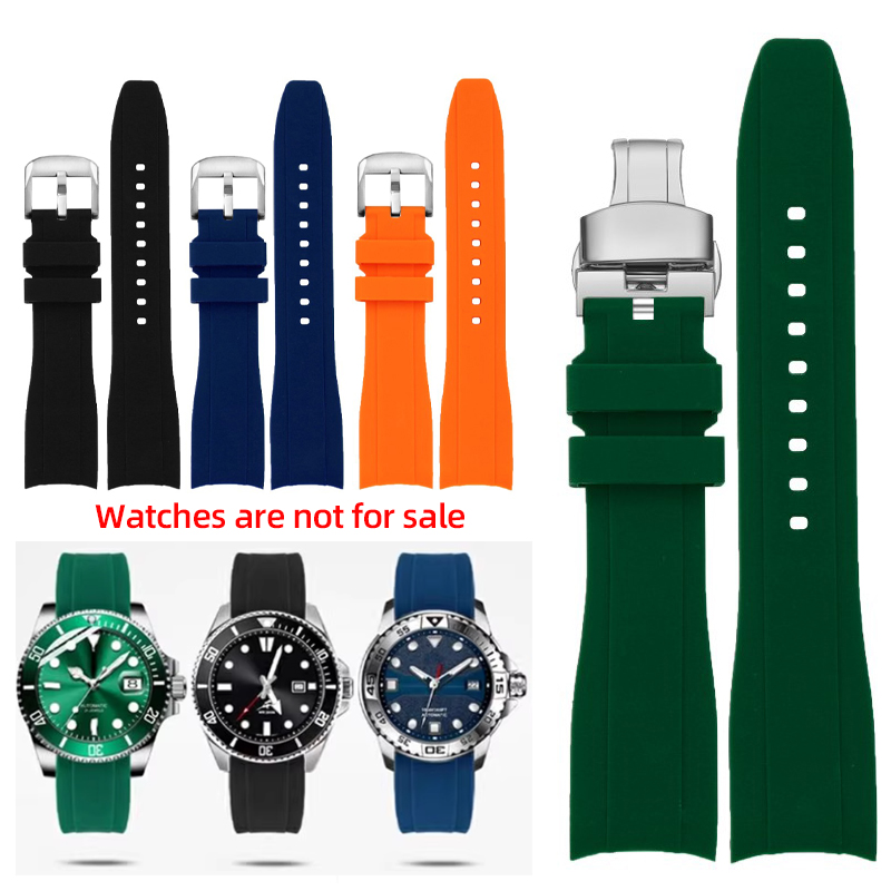 20 มม.22 มม.ปลายโค้งยางสำหรับค - Nato Strap Nylon บทวิจารณ์และราคา
