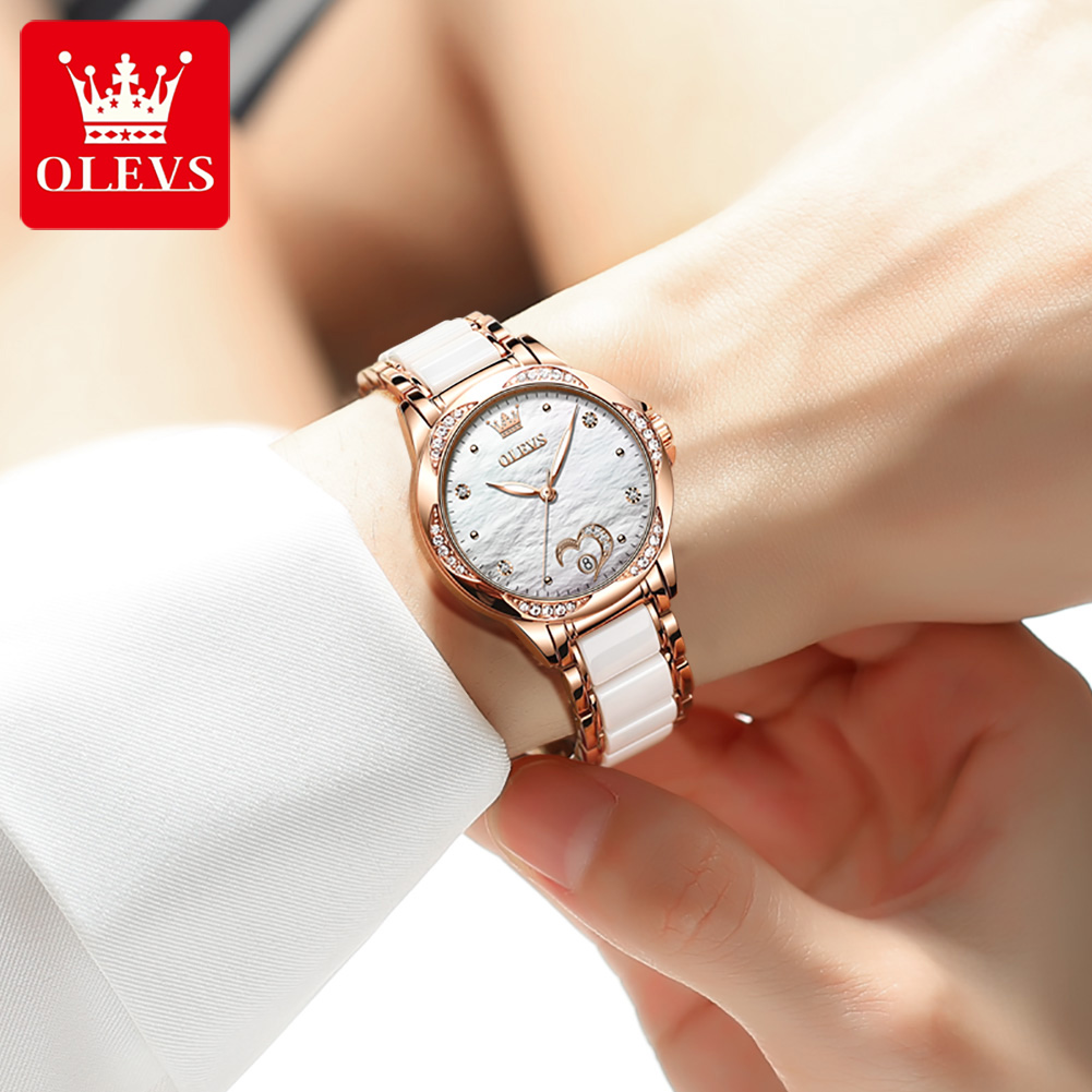 OLEVS 6631 นาฬิกาผู้หญิงที่สง่ - Ladies Fashion Watch บทวิจารณ์และราคา