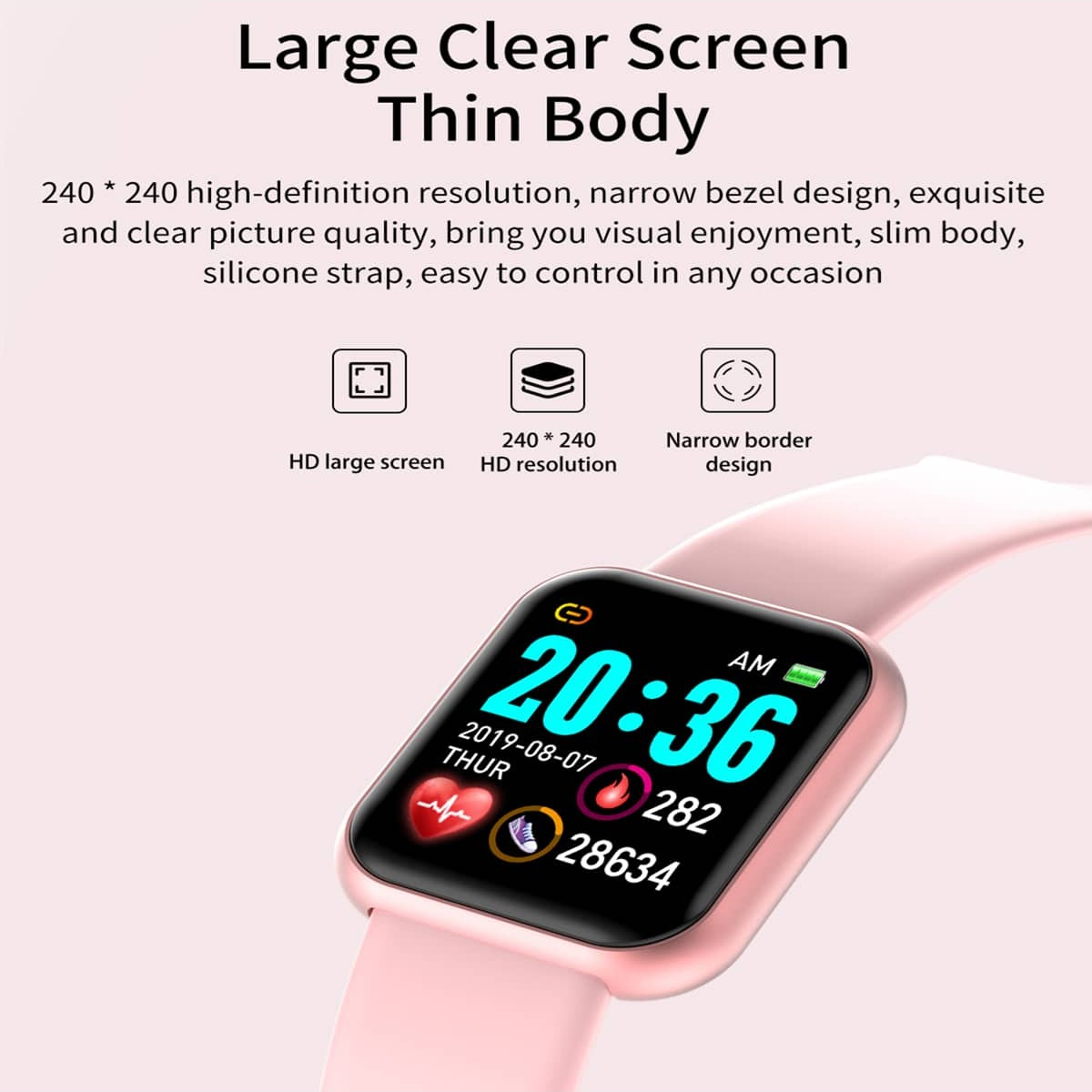นาฬิกาสมาร์ทวอทช์สายรัดข้อมือฟ - Smartwatch Watches Price บทวิจารณ์และราคา