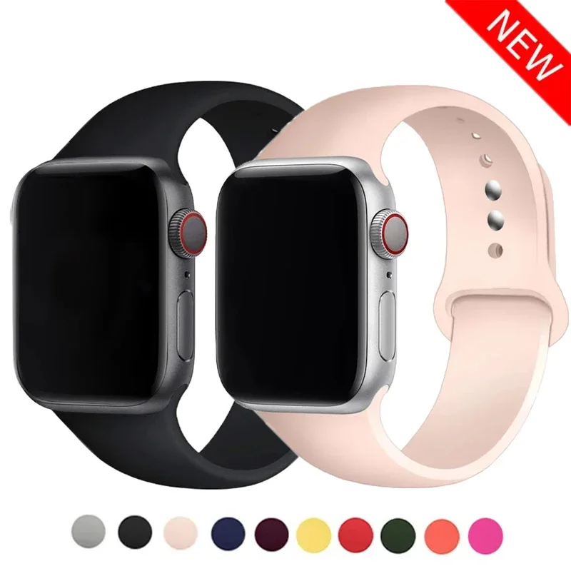 สายนาฬิกาข้อมือซิลิโคนนุ่มแบบส - Smartwatch Apple Watches For Men บทวิจารณ์และราคา