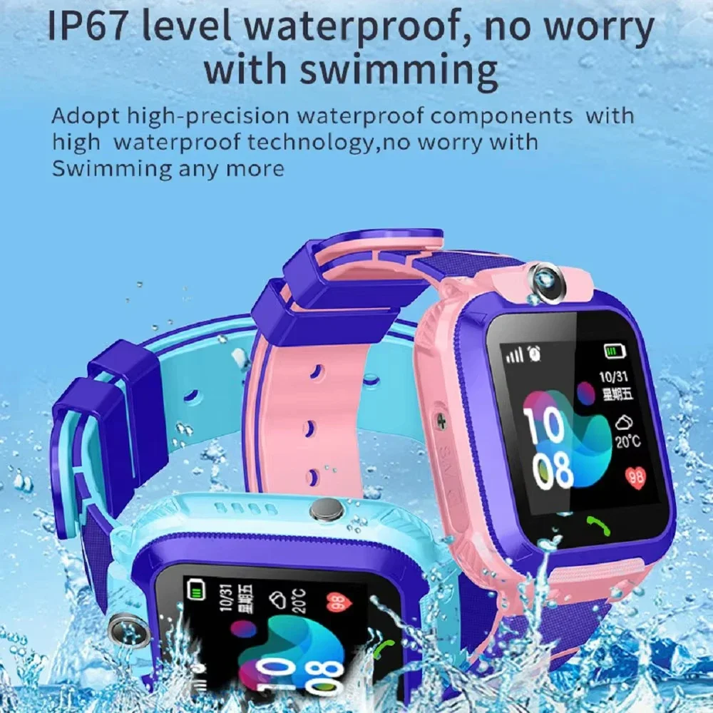 XIAOMI Q12 เด็กสมาร์ทนาฬิกาเด็ - Smartwatch Watches Gift For Boys With Gps บทวิจารณ์และราคา