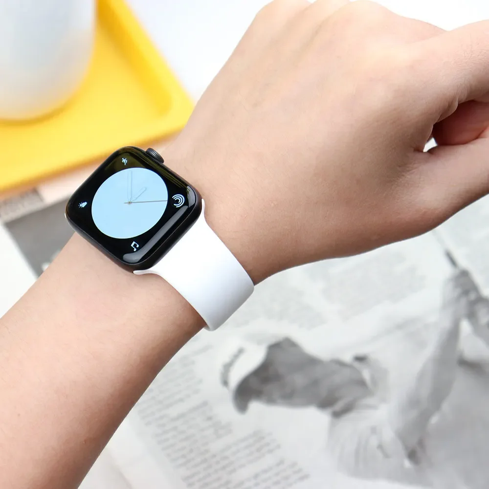 สายซิลิโคนสำหรับสายนาฬิกา Appl - Smartwatch Apple Watches For Men บทวิจารณ์และราคา