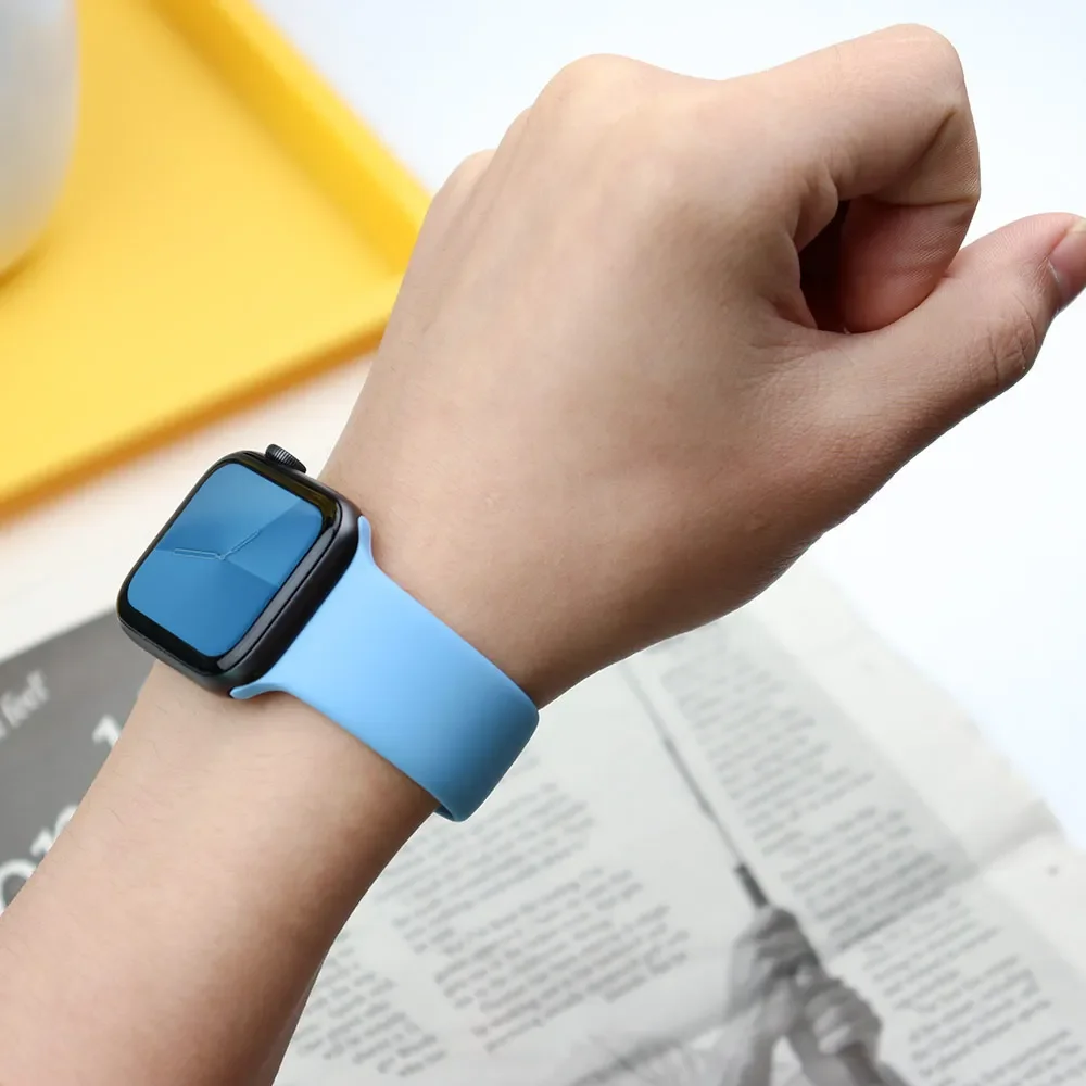 สายซิลิโคนสำหรับสายนาฬิกา Appl - Smartwatch Apple Watches For Men บทวิจารณ์และราคา