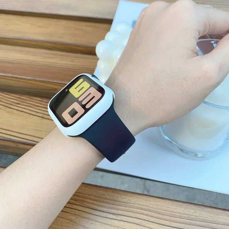 สายซิลิโคนสำหรับสายนาฬิกา Appl - Smartwatch Apple Watches For Men บทวิจารณ์และราคา