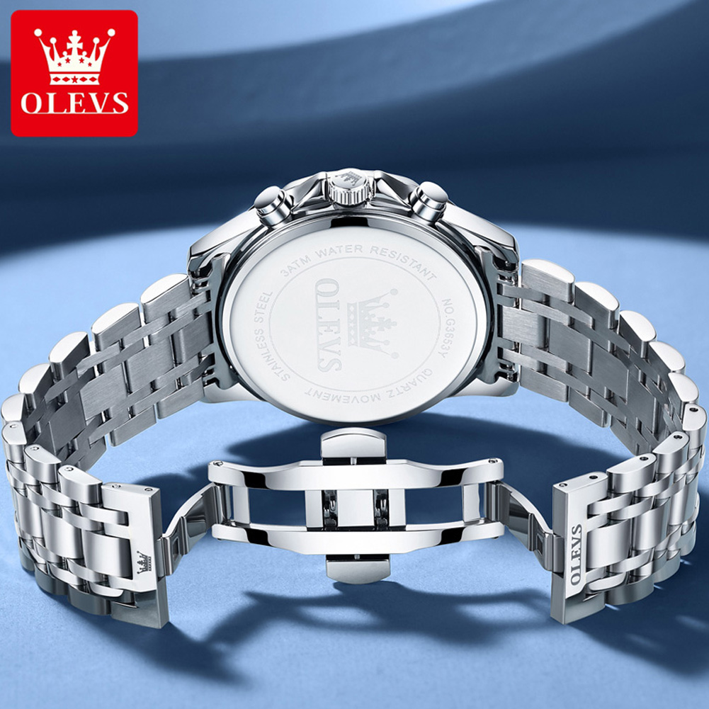 นาฬิกาข้อมือผู้ชาย OLEVS 3653  - Smartwatch Watches For Men Brands บทวิจารณ์และราคา