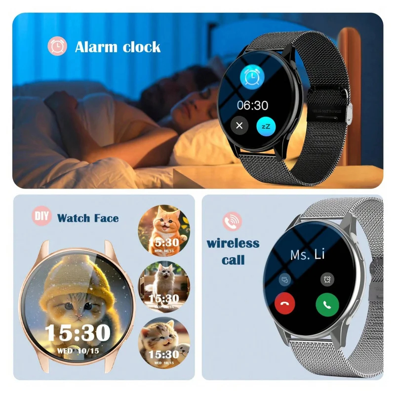 สมาร์ทวอทช์อเนกประสงค์ โทรไร้ส - Smartwatch Watches Wallpaper บทวิจารณ์และราคา