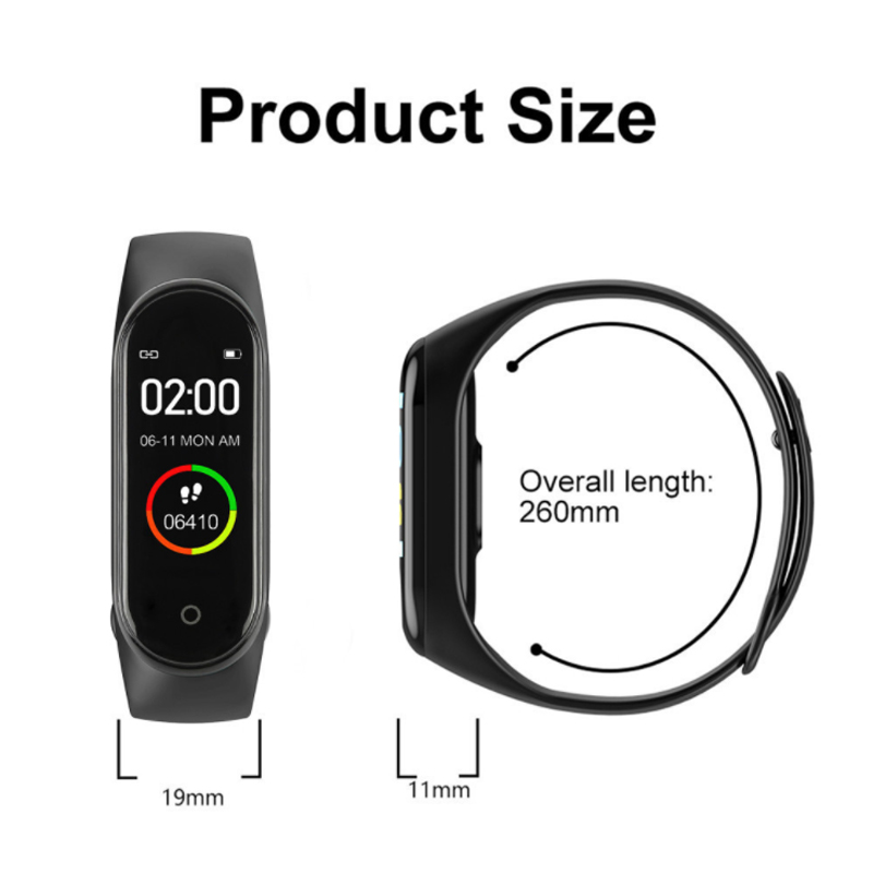 M4นาฬิกาสมาร์ทกีฬาสายรัดข้อมือ - Smartwatch Watches For Women Brands บทวิจารณ์และราคา