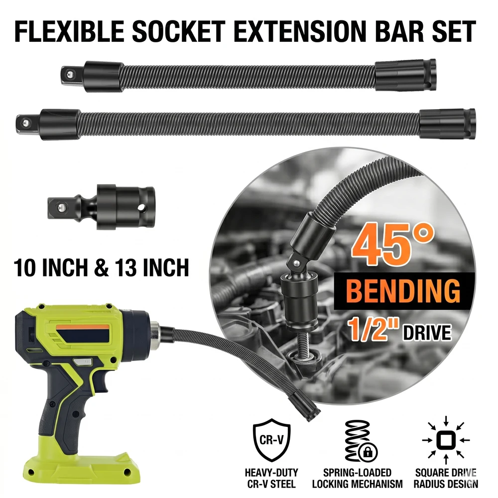 ข้อต่ออ่อนแบบยืดหยุ่น 1/2 นิ้ว - Spring Bar Tool บทวิจารณ์และราคา